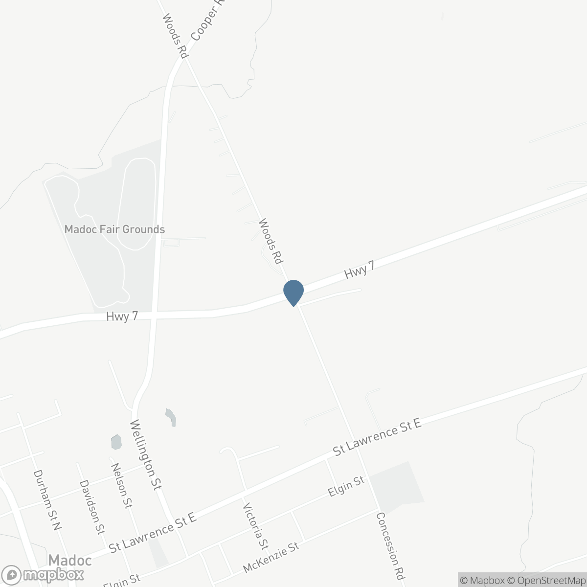 0 WOODS ROAD, Madoc, Ontario K0K 2K0